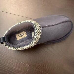 UGG Navy Blue with Patterned Edge